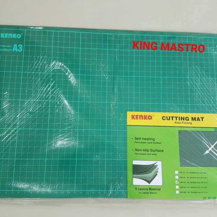 

Diskon Kenko Cutting Mat A3 (Alas Potong) Cmt-A3 45X30Cm Terlaris
