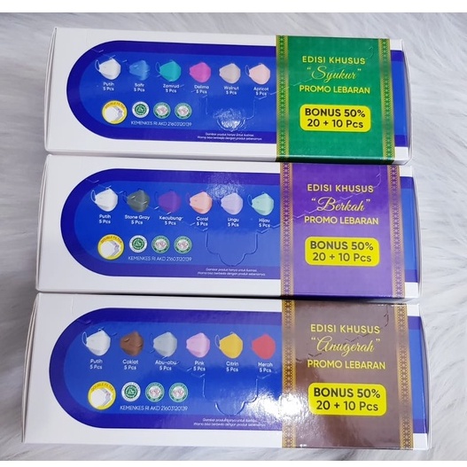 Masker Sensi Convex-Mask 4ply Earloop Isi 20 + 10 Pcs