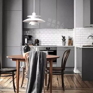 Nordic gaya lemari  dapur pintu  stiker  tahan air wallpaper 