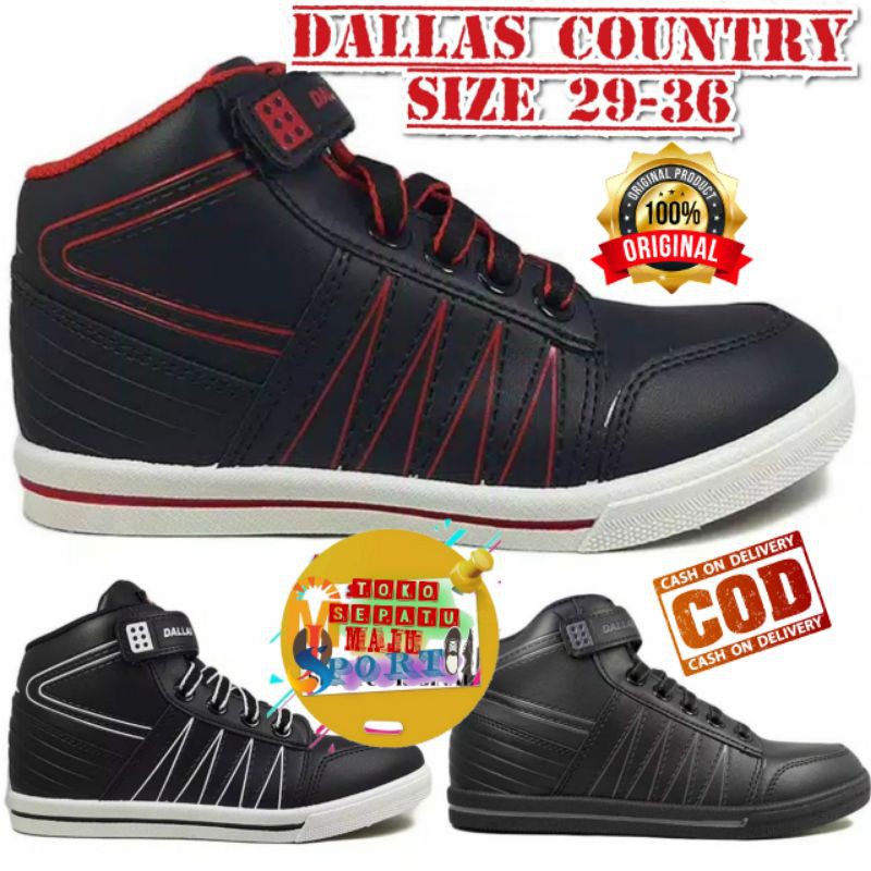 SEPATU SEKOLAH ANAK DALLAS COUNTRY/SEKOLAH/TK/PAUD/SD/CEWEK/COWOK