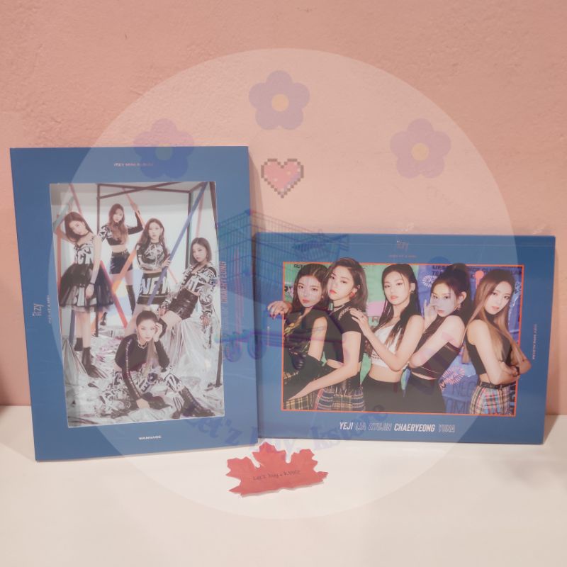 Album Itzy it'z me Wannabe, Ryujin wanna be signed photocard & Yuna Lia unit photocard