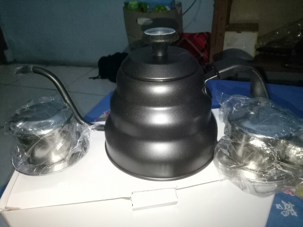 Onetwocups Coffee Maker Pot Drip Kettle Teko Barista