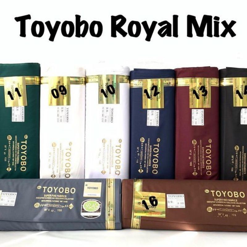 Katun Toyobo Fodu Royal Mix Premium Import Meteran