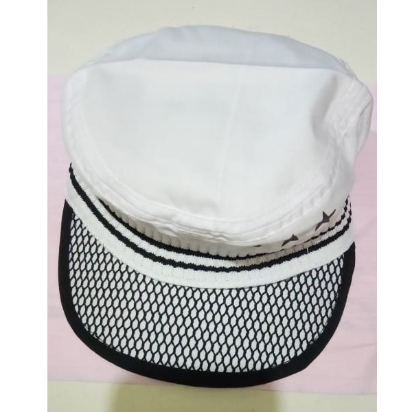 COD /TOPI BASEBALL ANAK LAKI LAKI TERBARU KOMANDO ANAK KEKINIAN/BASABALL HAT KOMANDO ANAK-PUTIH