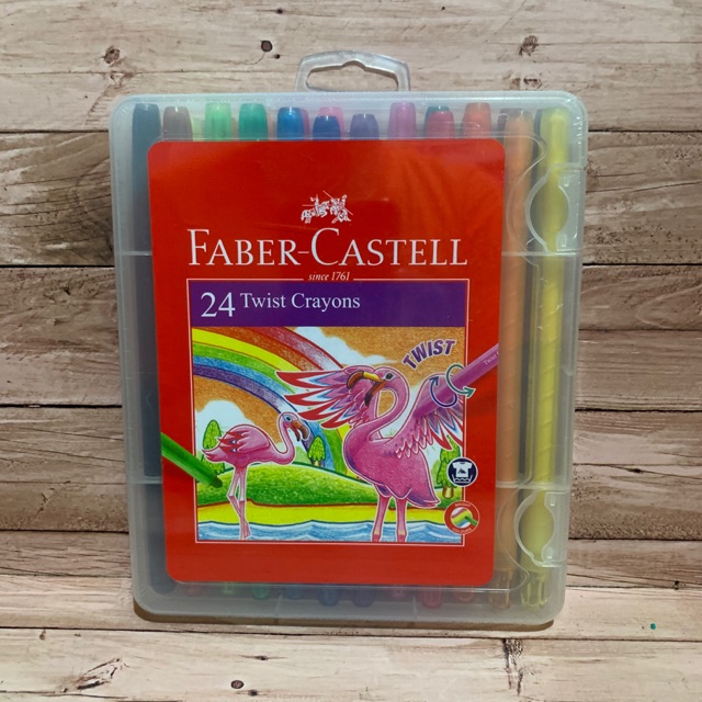 

Twist crayons faber castell 24 w / krayon putar faber castell 24 w