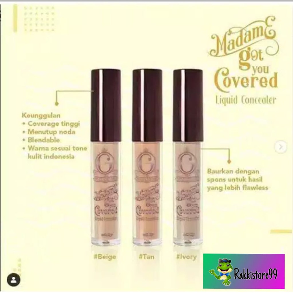 ❣️Rakkistore99❣️Madame Gie Got You Covered Concealer (100% Original)