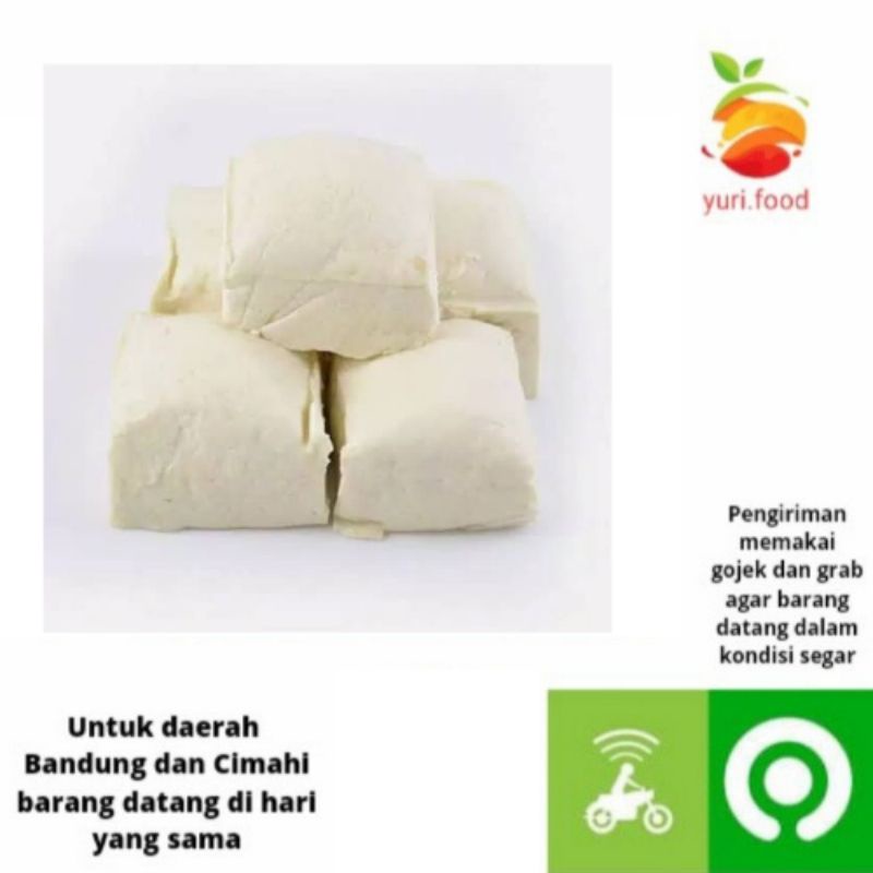 

Tahu putih 1 bungkus isi 10pcs (Cimahi satu hari sampai)
