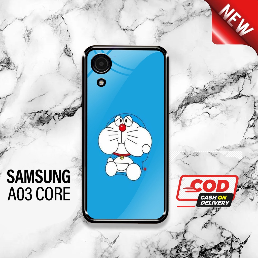 SRC - Case Samsung A03 Core Motif Kartun dremon Casing Hardcase Glossy 2D Terbaru Silikon Softcase A