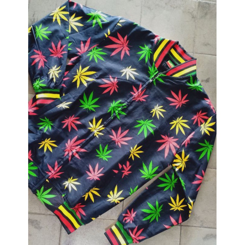 jaket rasta reggae bob marley jamaica kaos baju lion