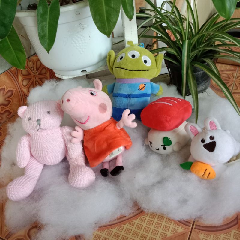 BEAR PINK|PEPPA PIG|GANCI SUSHI|GANCI LINE|GANCI ALIEN TOY STORY|BONEKA PL IMPORT MURAH