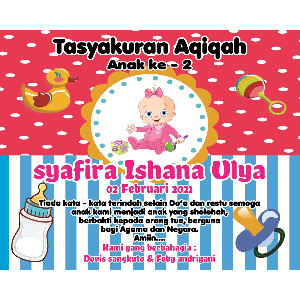 Tas Ultah Custom 30 x 14 x 25 (PxLxT)-LAINNYA