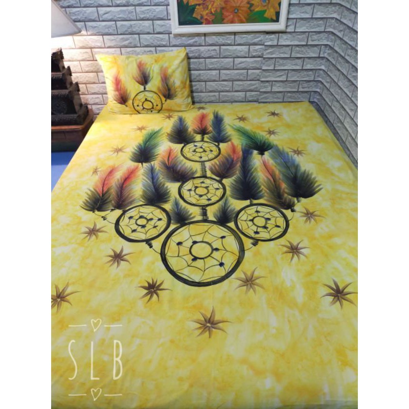 SPREI LUKIS BALI UK 180 TINGGI 30 Pre Order (Pilih Motif)