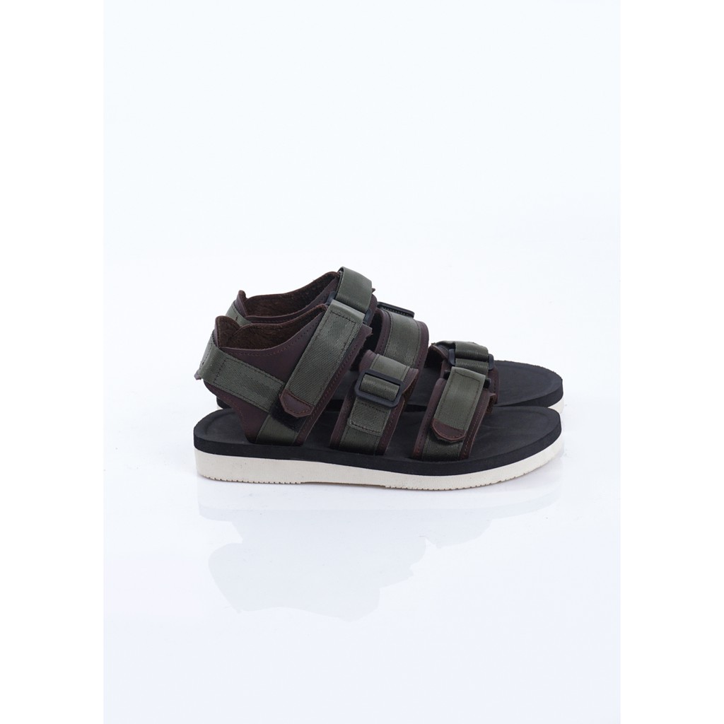 sandal pria santai volkerfootwear / three traf abu