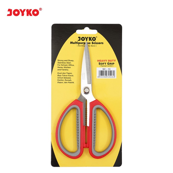 

Nokida Gunting Dapur Jumbo Joyko Scissors SC-13 / Gunting Sayur Kertas Kain Plastik