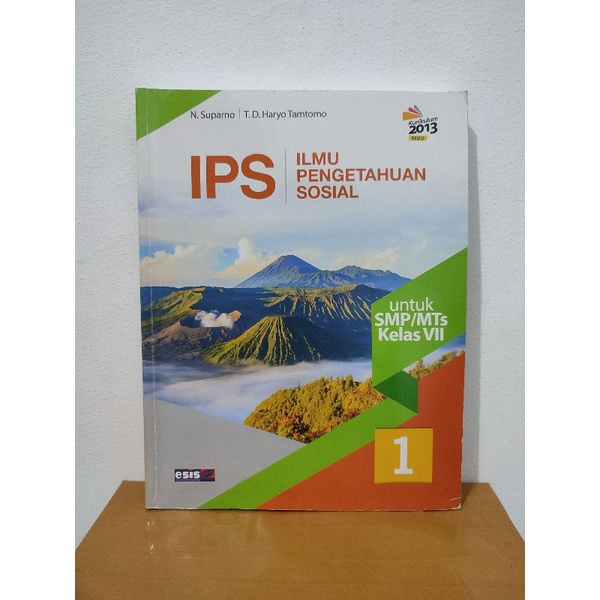 Jual Buku Ips Ilmu Pengetahuan Sosial Untuk Smp Kelas 1 Vii 7 Kurikulum 2013 Edisi Revisi 5400