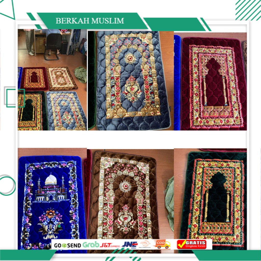 sajadah turki empuk super tebal / sajadah besar