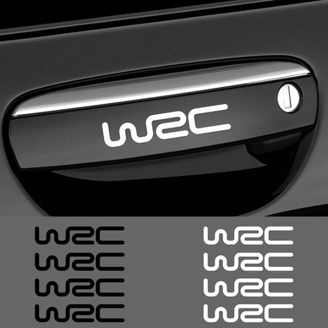 Stiker Handle Pintu Mobil Motif WRC World Rally Championship