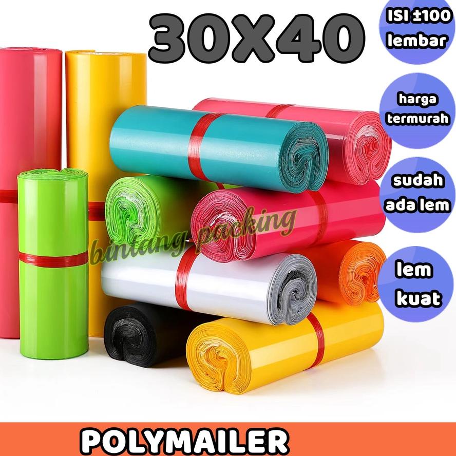 

Big Sale - TERPlastik Polymailer Plastic Packing ukuran 30 x 40 plastik packing