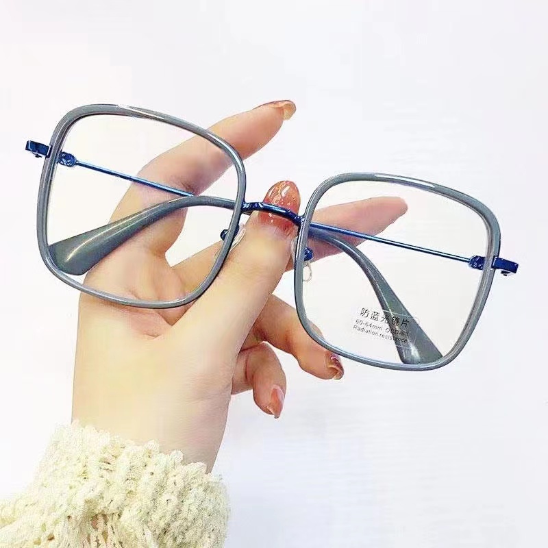 Rowling(ka-163) Frame Kacamata Retro Terbaru kotak Wanita Pria Import anti Radiasi Blue Light Kacamata Fashion
