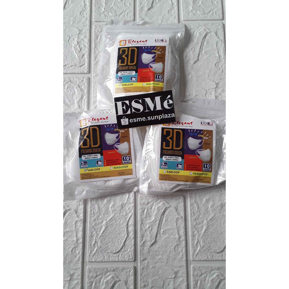 Masker Duckbill Dewasa elegant 1 pack 10pcs