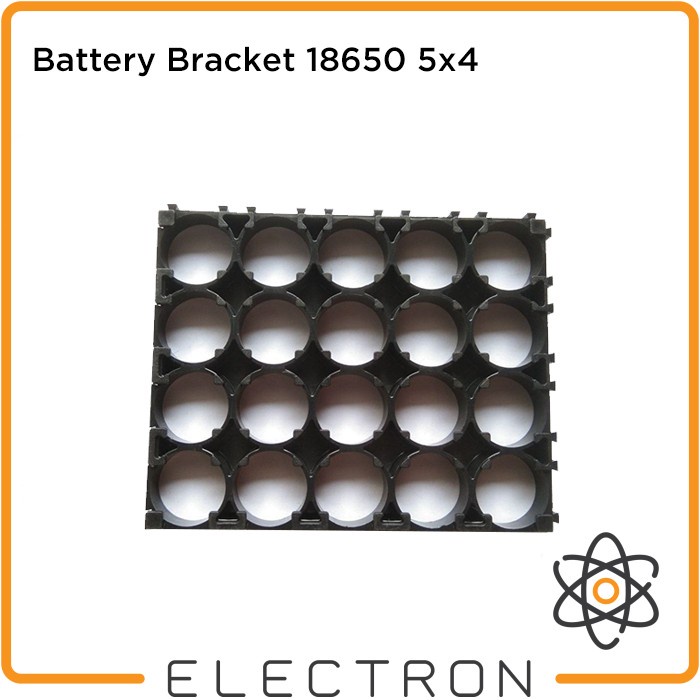 Kotak baterai Battery Bracket 18650 5x4 4x5 Holder 15 Slot Baterai Li-ion Lithium