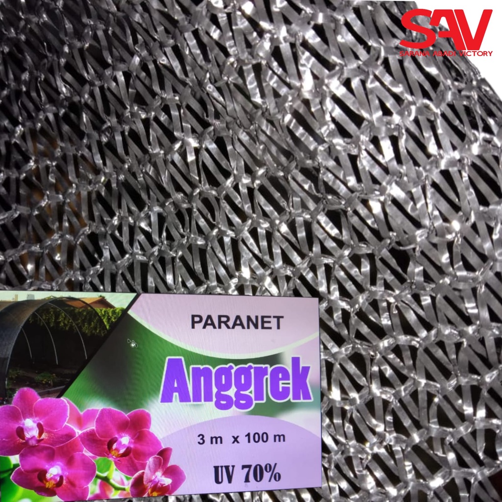 Paranet 70% lebar 3 meter x 100m / jaring paranet 3m murah kuat tahan lama