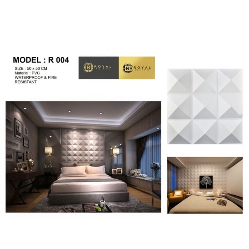 HARGA PROMO Wallpanel PVC 3D ROYAL WALLPANEL-R 004