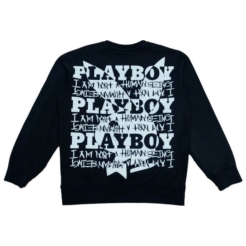 Crewneck Playboy x Iam Not A Human Being Second Original Sweatshirt Preloved