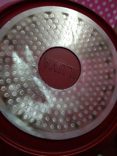 Iluva - 32cm Die Casting Wok Pan Diamond Pan Teflon Ceramic Marble