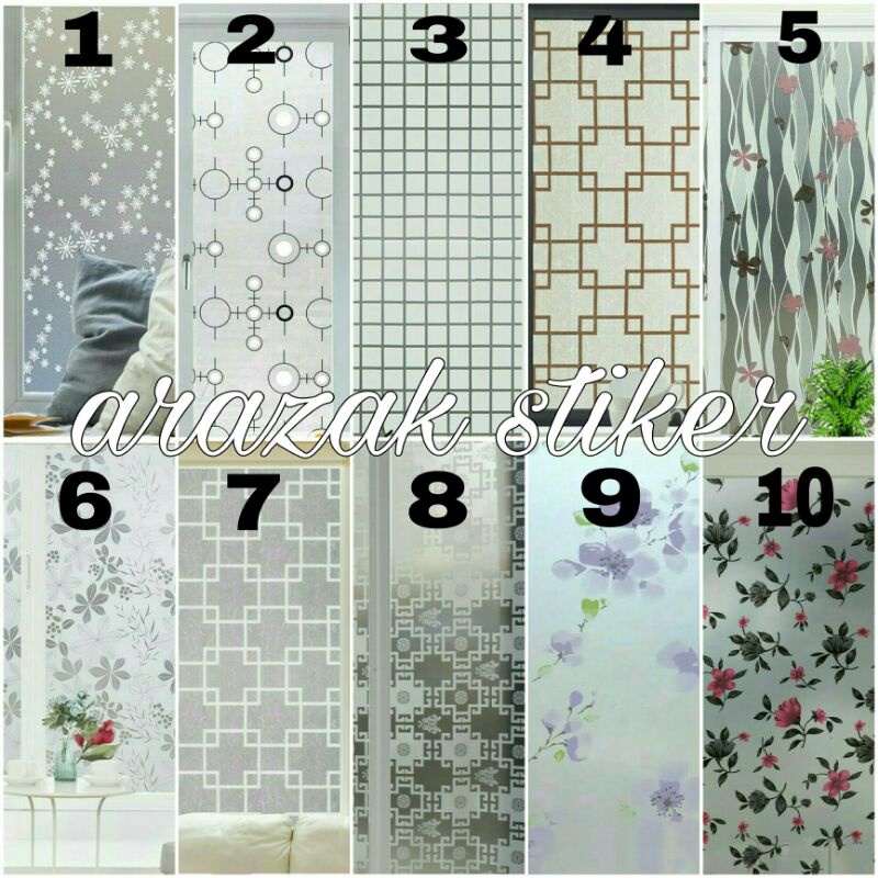 stiker kaca sanblast/sticker kaca/stiker kaca jendela/sticker kaca jendela/kaca film jendela rumah