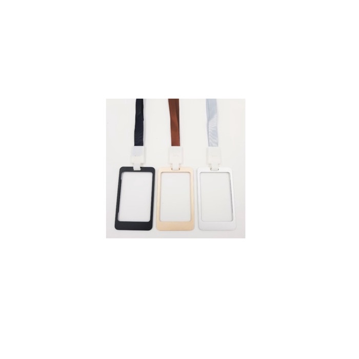 

READY NAME TAG STAINLESS / NAME TAG ID CARD ANTI MAINSTREAM - Hitam TERLARIS