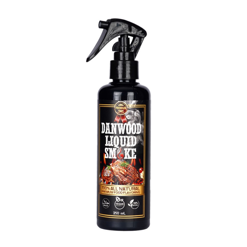 

Danwood Liquid Smoke BPOM HALAL VEGAN Hickory / Perisa Asap Cair / Smoke FLAVOR 250cc