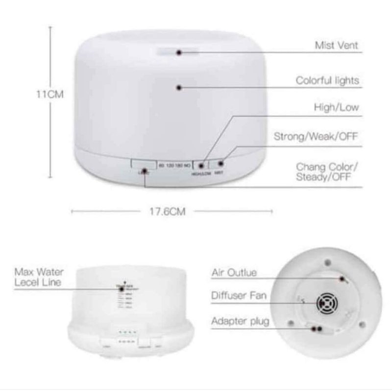 Diffuser/Humidifier/Peelmbab  Ruangan