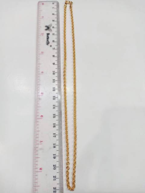 Kalung wanita //kalung nory motif //perhiasan //kalung penggati emas //panjang panjang  45 cm