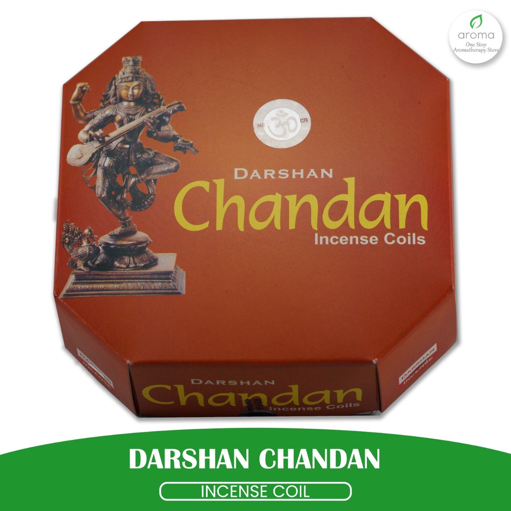 Dupa India (Aromaterapi) Coil - Darshan Chandan 24 Jam