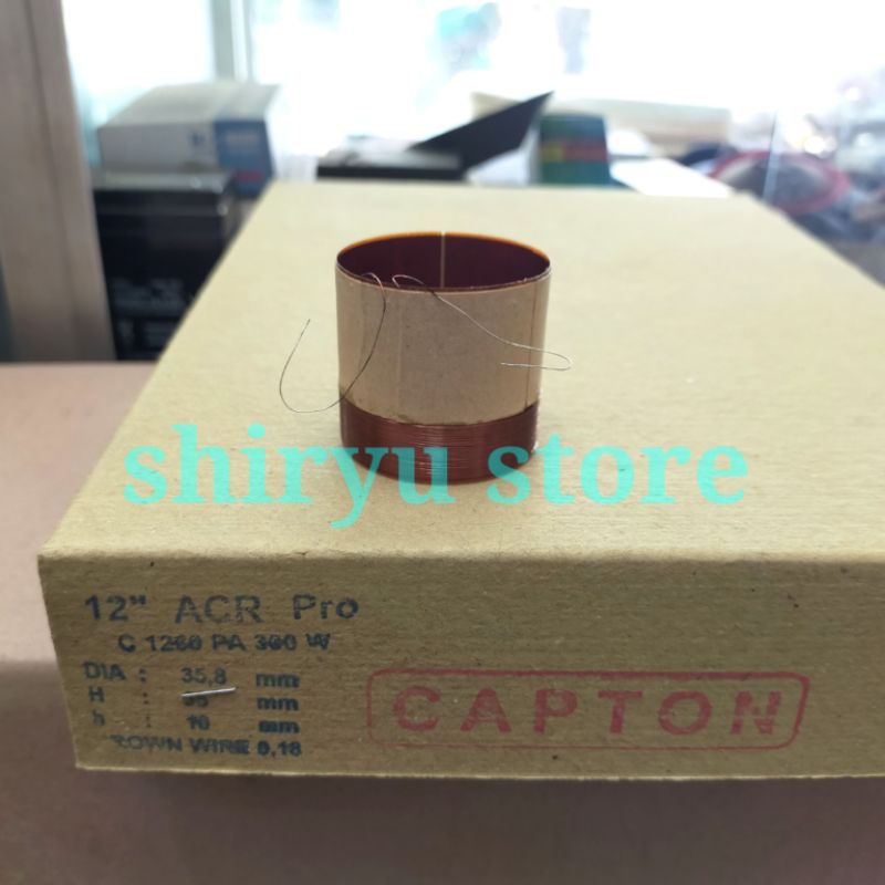 Spool Voice Coil ACR 1230 Pro 35.8 Mm 35.8Mm 35,8 Mm Spul Capton Speaker 12 Inci Inch