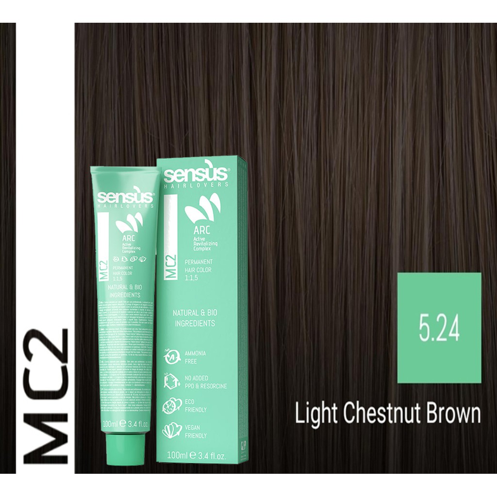 Cat Rambut Vegan Permanent Ammonia Free - Sensus MC2