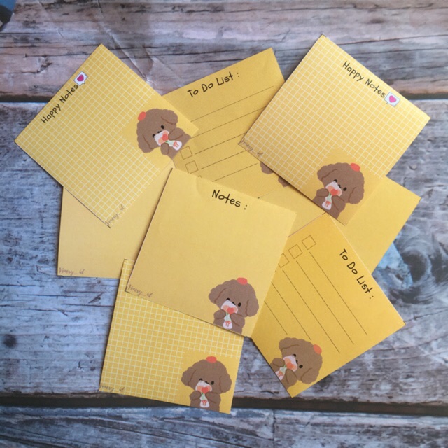 

Mini Notes (puddle edition) || mini memo venery_id MEMO KARAKTER