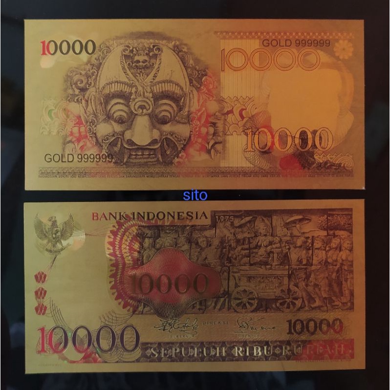 GOLD FOIL 10000 BARONG SOUVENIR GF007