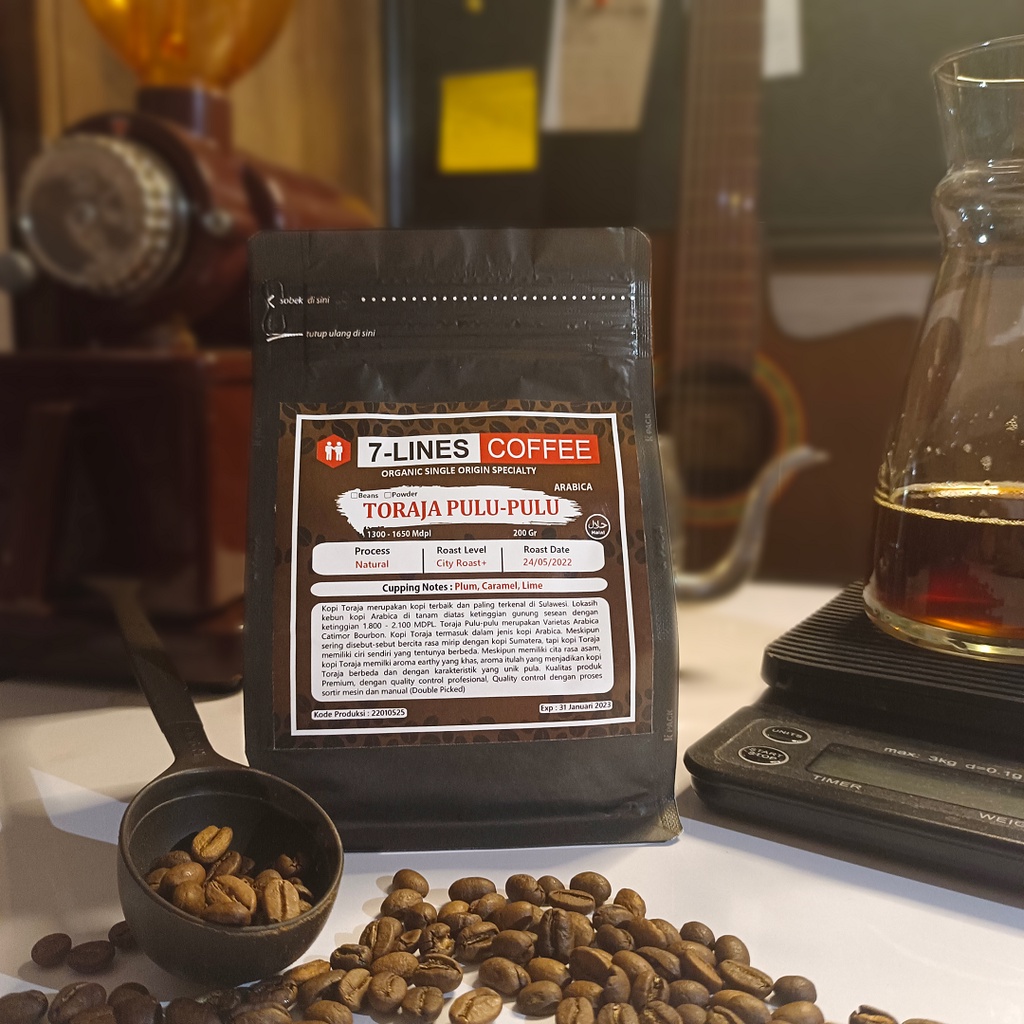 

Toraja Pulu-Pulu, Natural Process 200 gram