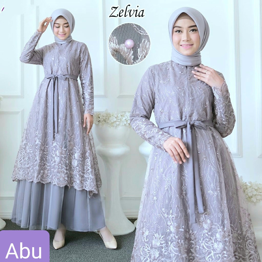 (GAMIS BUSUI + FREE MASKER)GAMIS ANNORA/M/L/XL/XXL/XXXL/GAMIS BRUKAT TILE/GAMIS REMAJA/DRES PANJANG/GAMIS KONDANGAN/DRESS KONDANGAN MUSLIM/GAMIS TERBARU