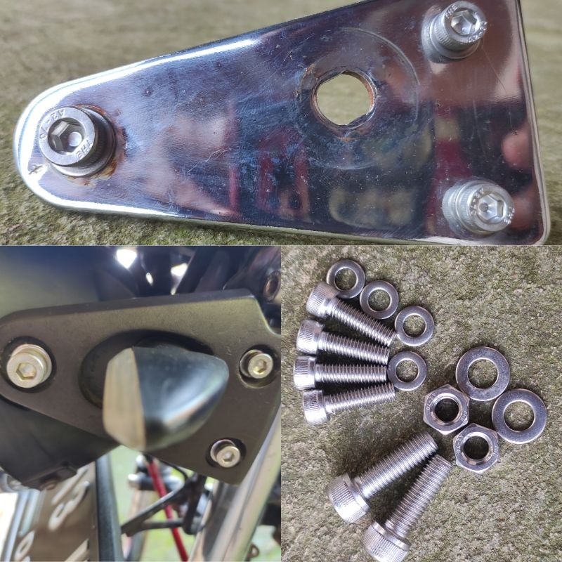 Baut L Stainless Baut Kupingan & Lampu Depan Megapro, Tiger