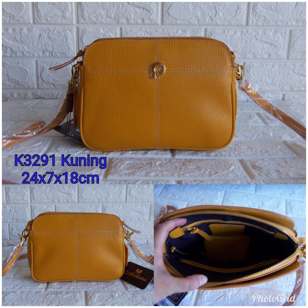 Tas Kulit Papillon Original K3291 Kuning
