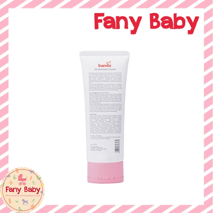 BAMBI BABY MOM'S STRETCHMARK CREAM 100ML