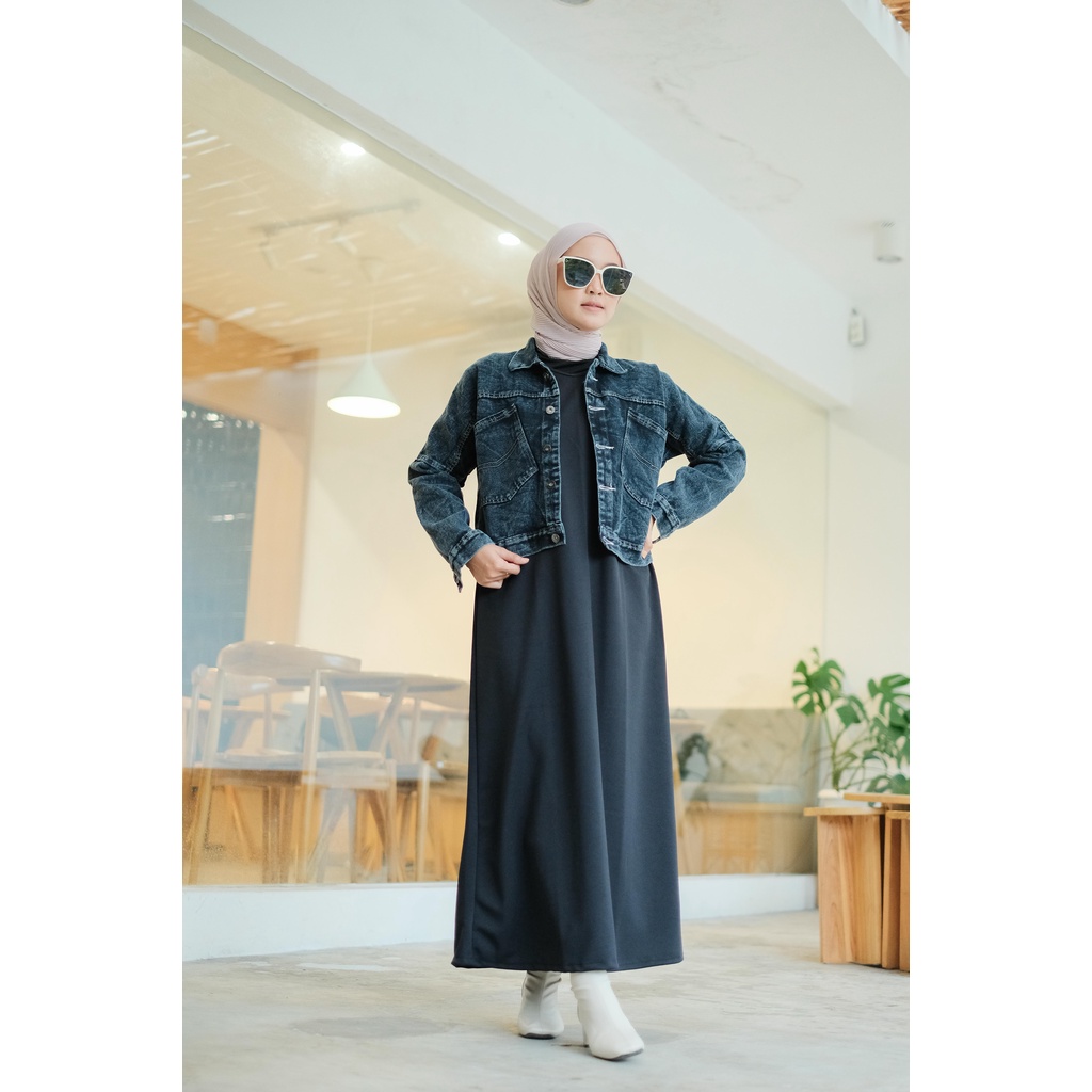 Orimoza Levi Set jaket jeans mix inner scuba-2