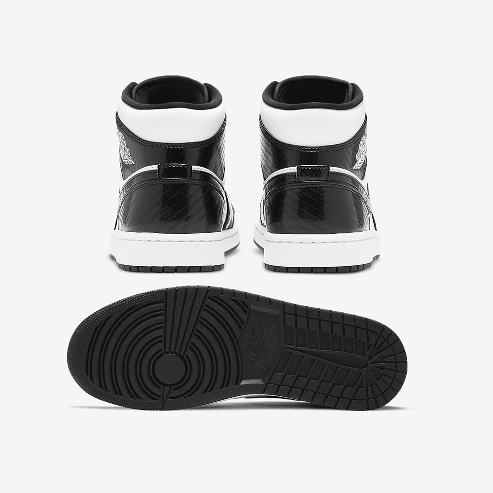 jordan 1 mid black carbon
