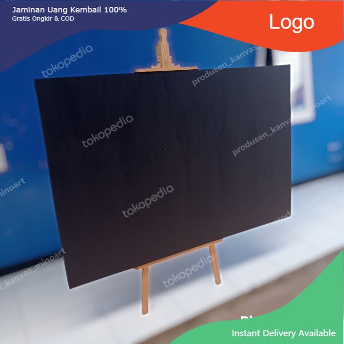 

kanvas lukis hitam besar ukuran 100x120cm canvas black jumbo 100 x 120