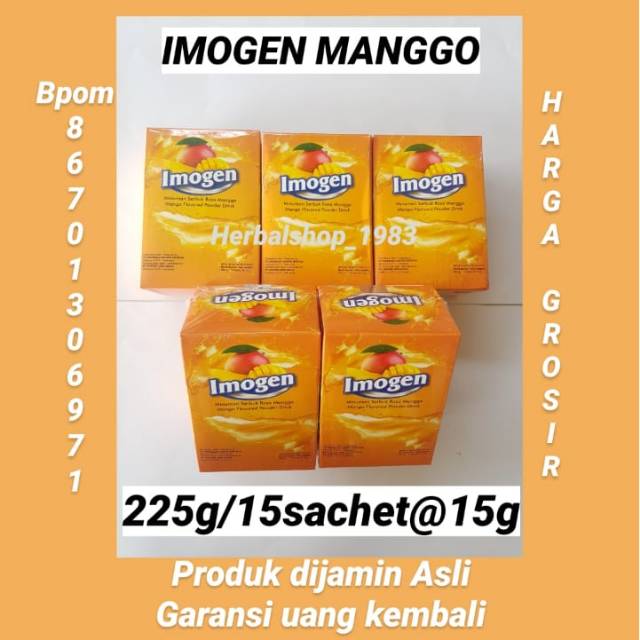 IMOGEN MANGO / IMOGEN MANGGA / SUDAH BPOM