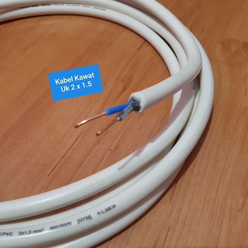 Eterna Kabel Listrik NYM | Eterna Kabel Listrik Kawat Isi 2 Meteran | Kabel Eterna Kawat 2x1.5