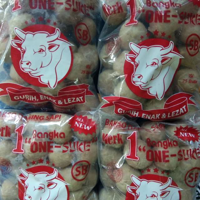 Bakso sapi sb bangka one suke isi 25
